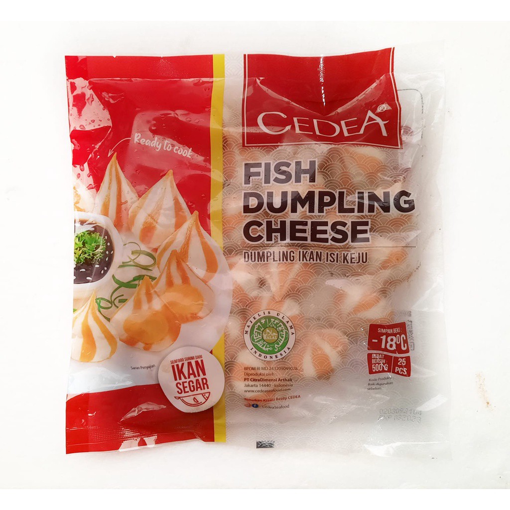 Cedea Dumpling Cheese 500 gr Frozen Food Bandung