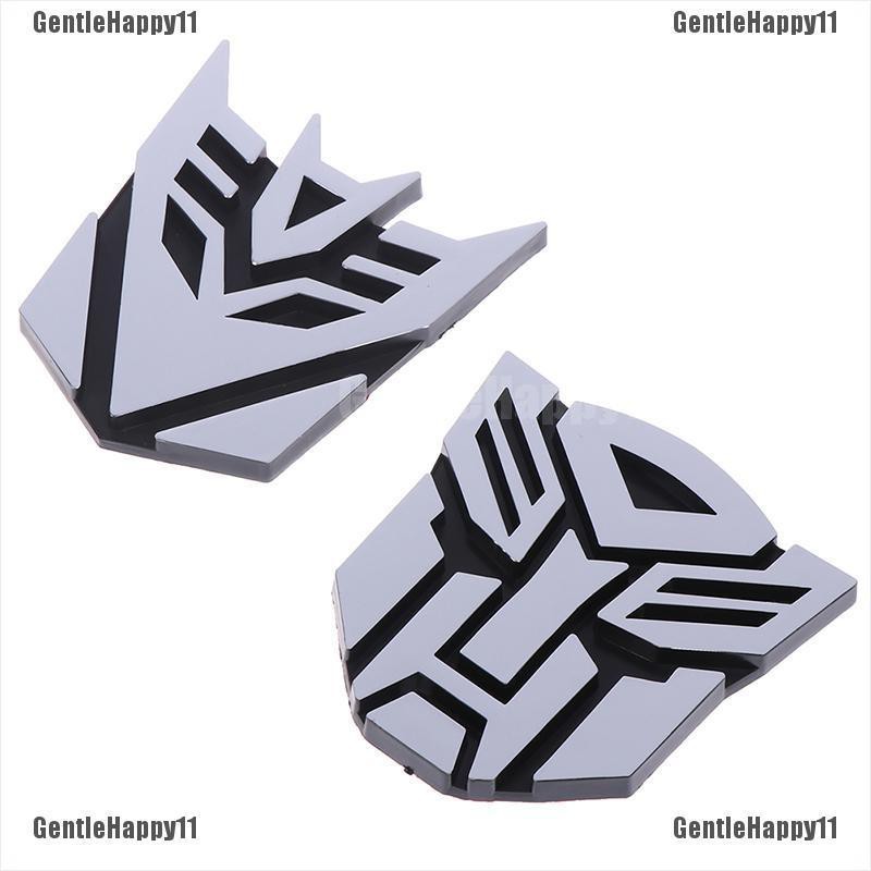 Gentle Stiker Emblem Logo Transformers 3d Untuk Mobil