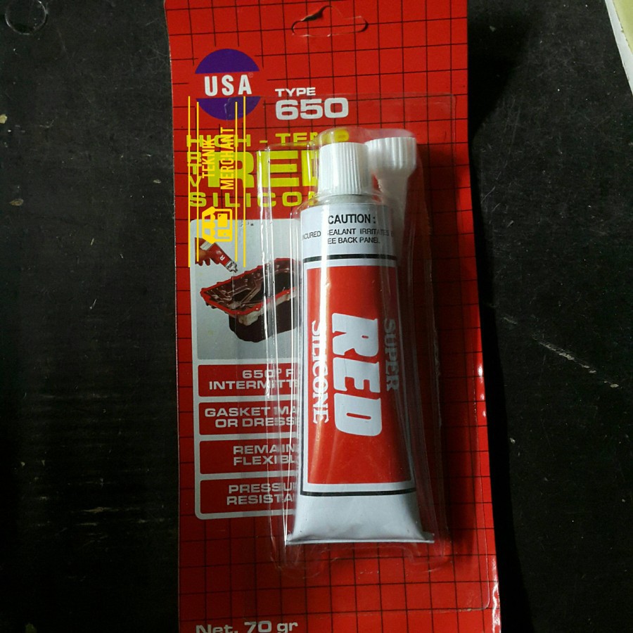 

Usa 650 lem red besar lem merah 70gr lem silicone red lem red silicon