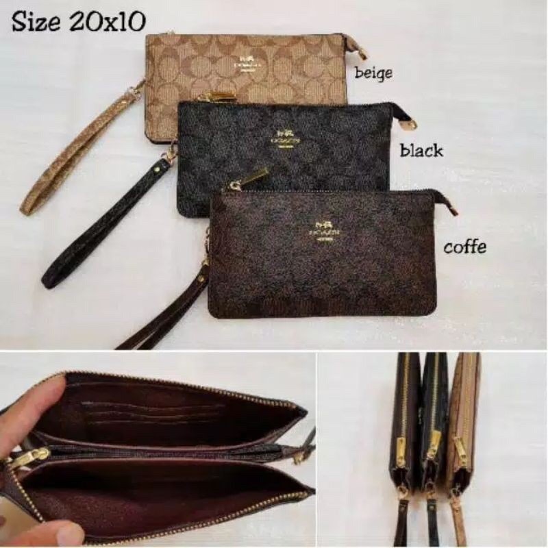 DOMPET POUCH IMPORT PREMIUM + TALI TANGAN