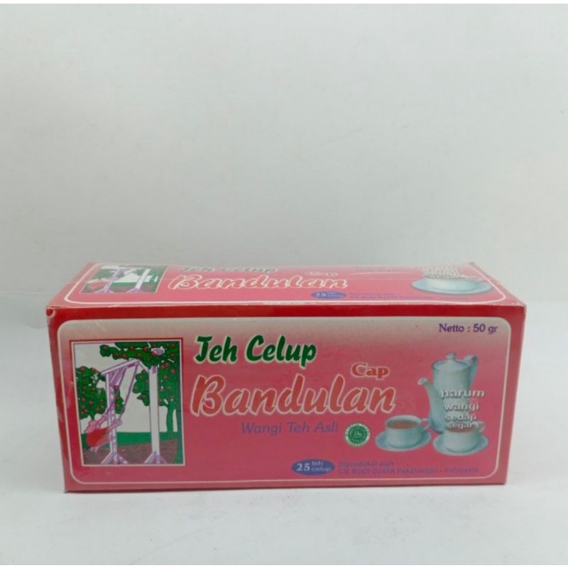 

teh celup cap bandulan. teh asli original