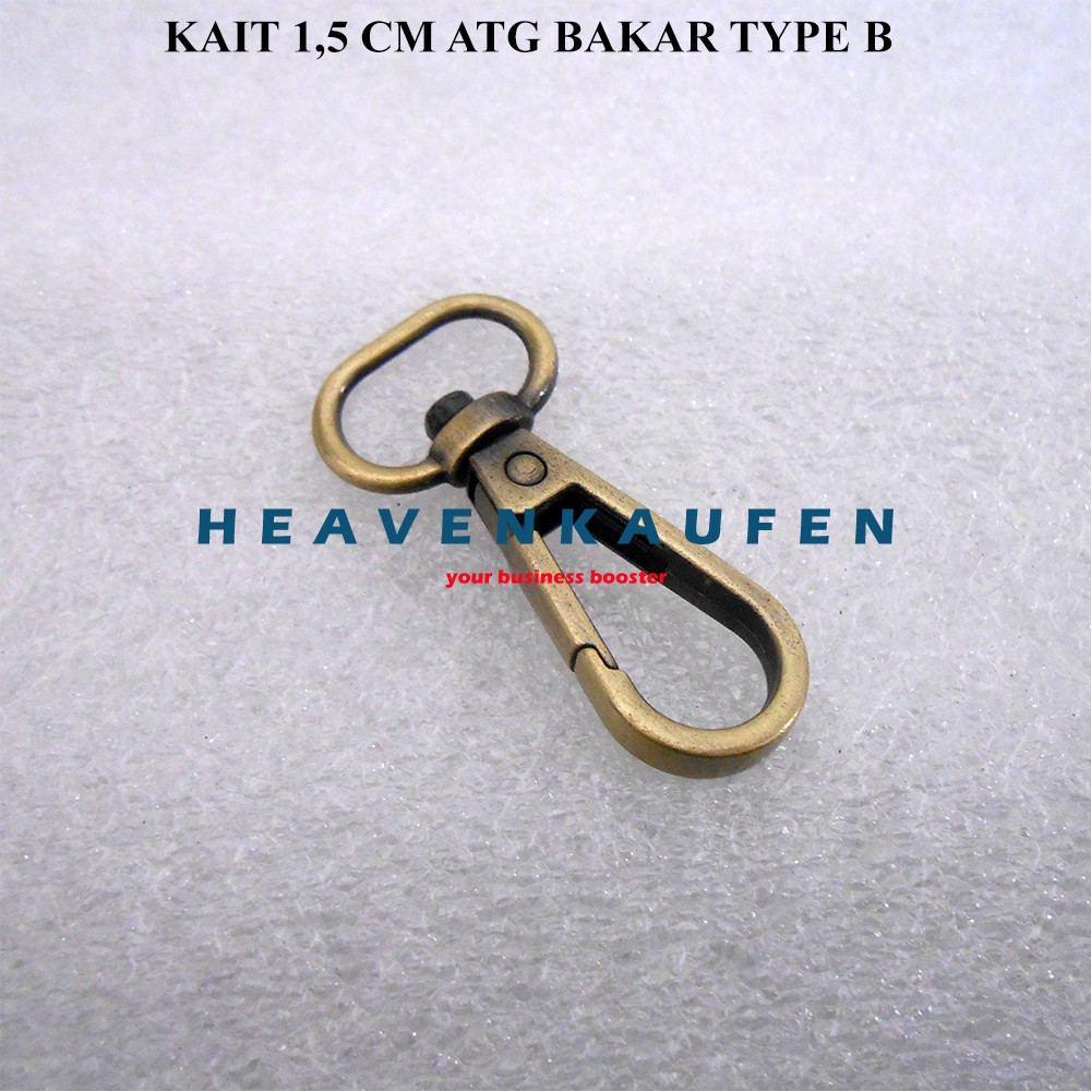 Kait Pengait Cantolan 1,5 cm Warna ATG Bakar / Antique Gold Type B