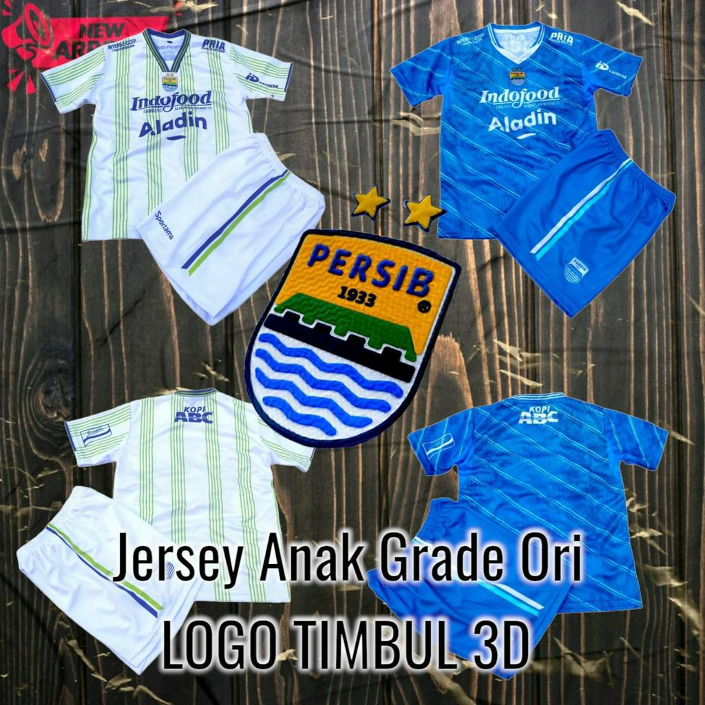 HARGA PROMO Baju bola anak persib 2023 2024 setelan bisa request nama sendiri