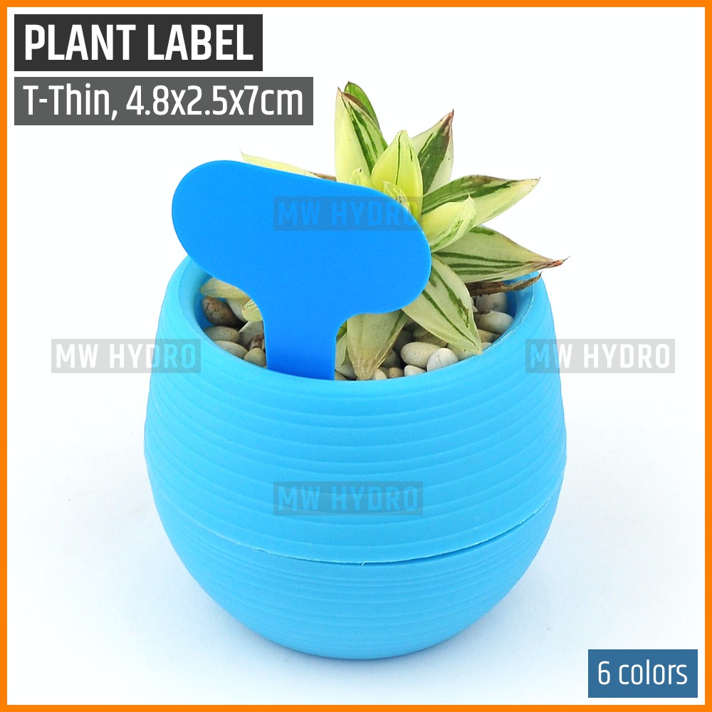 Plant Label Name Tag - Label Penanda Tanaman, Model Tee - T 5x7 cm