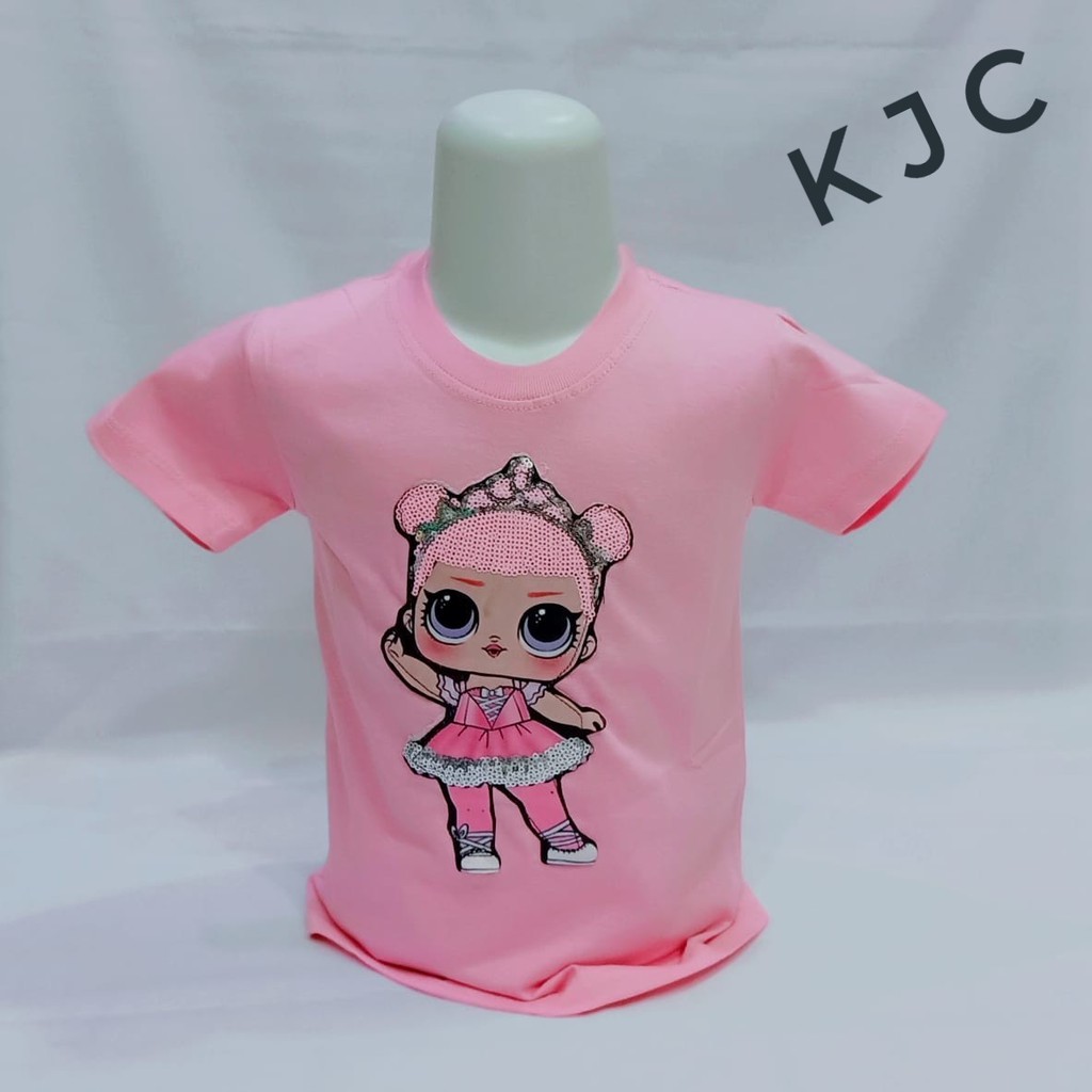 KIANJAYACOLLECTION89 - KAOS ANAK PEREMPUAN LOL LUCU PINK PALING MURAH !!!