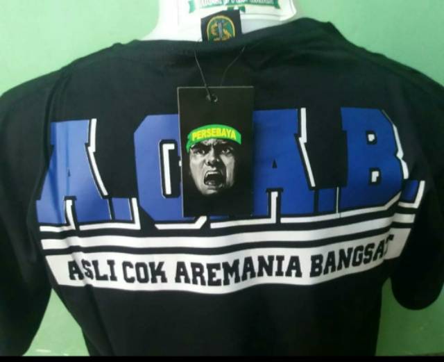 KAOS TSHIRT RASIS PERSEBAYA BONEK ACAB AREMANIA BANGSAT