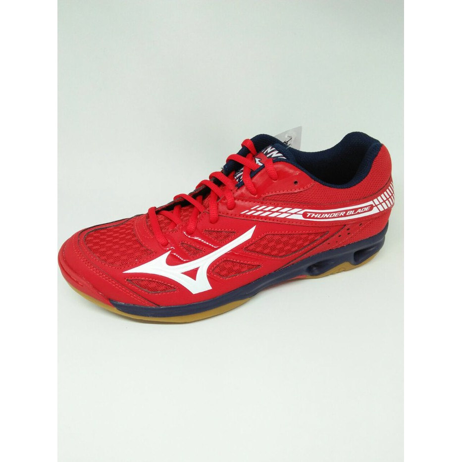 Sepatu volley mizuno Original Thunderblade red new 2018