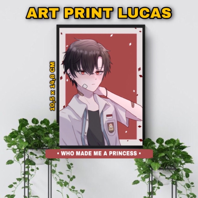 Art Print/Postcard Lucas Who Made Me A Princess