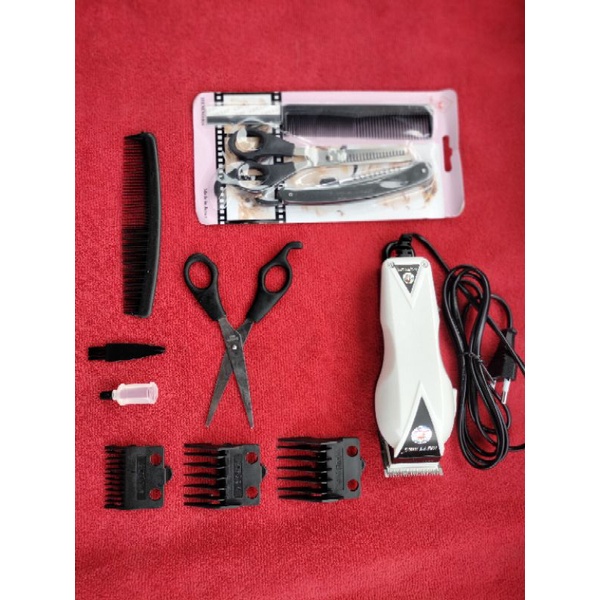 komplit mesin cukur rambut komplit clipper gunting Sasak gunting rambut