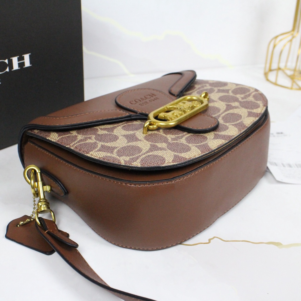 C●ACH HUTTON Kat Saddle 8620 (FreeDustBag+BubbleWrap+DalamSuedee+Noseri)