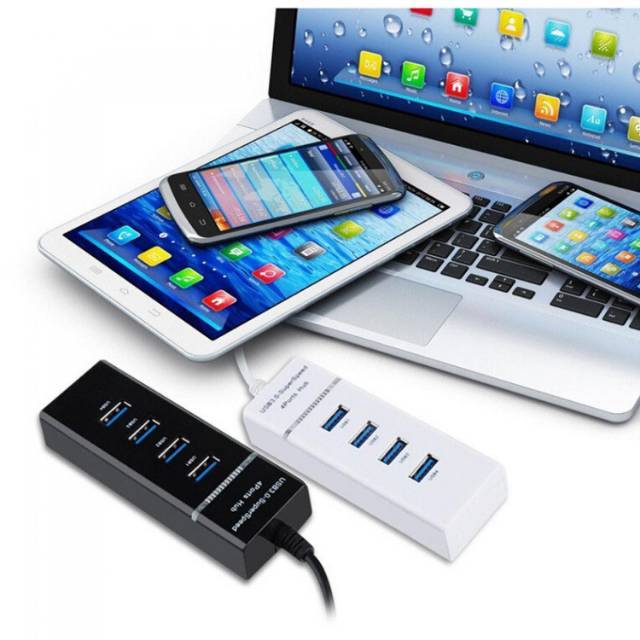 High Speed 4 Ports USB HUB 3.0 Adapter