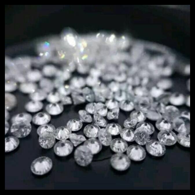 TERBARUU Berlian Asli Natural Diamond Tabur Putih Eropa 3mm Gugur 10 Murah TERLARIS