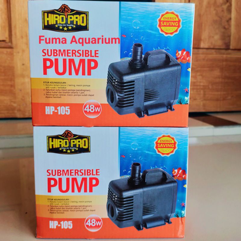 HIRO PRO HP105 Pompa Filter Air Kolam Aquarium Air Terjun Waterfall Power Head Submersible Pump