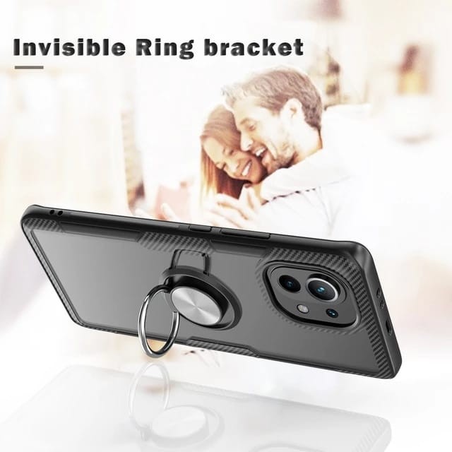 XIAOMI MI 11 SOFT CASE CLEAR RING HOLDER VERUS SERIES