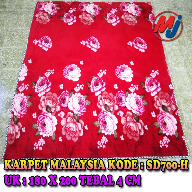 Karpet Malaysia / Ambal Malaysia Uk. 6 kk (180 x 200 ) Bahan Bulu Karpet Bulu malaysia