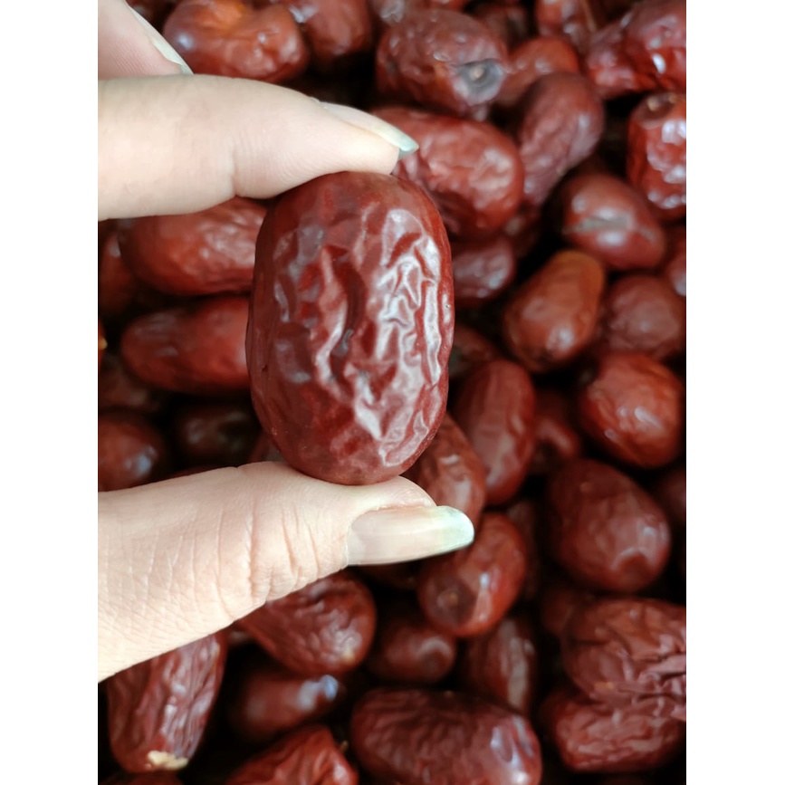 

JUMBO Angco / Hongzao / Hong Zao (Red Dates) / Kurma Merah 1kg
