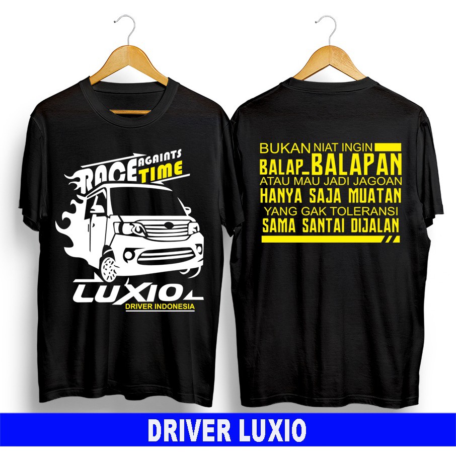 Kaos Pria/Kaos Distro/Kaos Mobil/Kaos Driver/Kaos Luxio x-plus
