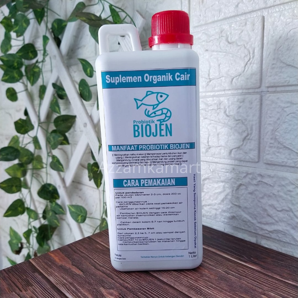 PROBIOTIK BIOJEN KHUSUS BUDIDAYA IKAN LELE  NILA GURAMI PATIN UDANG LOBSTER KOLAM