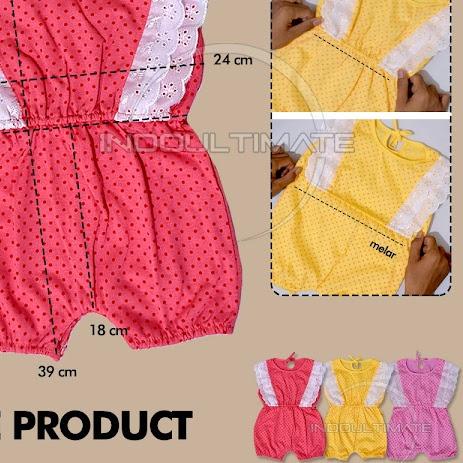 ♩ Romper bayi jumsuit bayi perempuan 0-9 Bulan jumper PLANET KIDZ baju anak perempuan jumpsuit dress