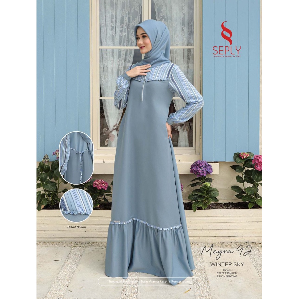 Cod Busana Muslim Gamis Seply Meyra 92 New Arrival Best seller