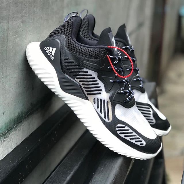 Adidas Alphabounce Beyond Black White Premium