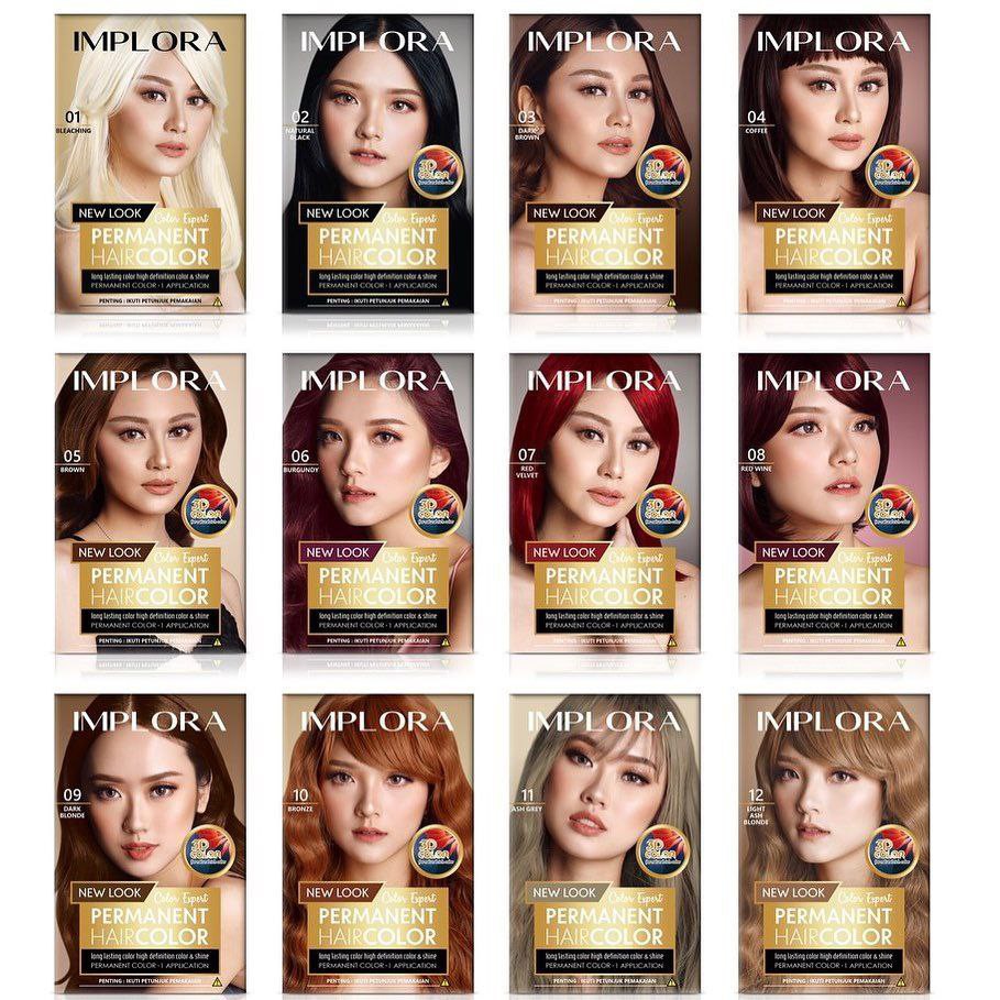 HAIR COLOR PERMANENT IMPLORA / SEMIR RAMBUT ORIGINAL BPOM