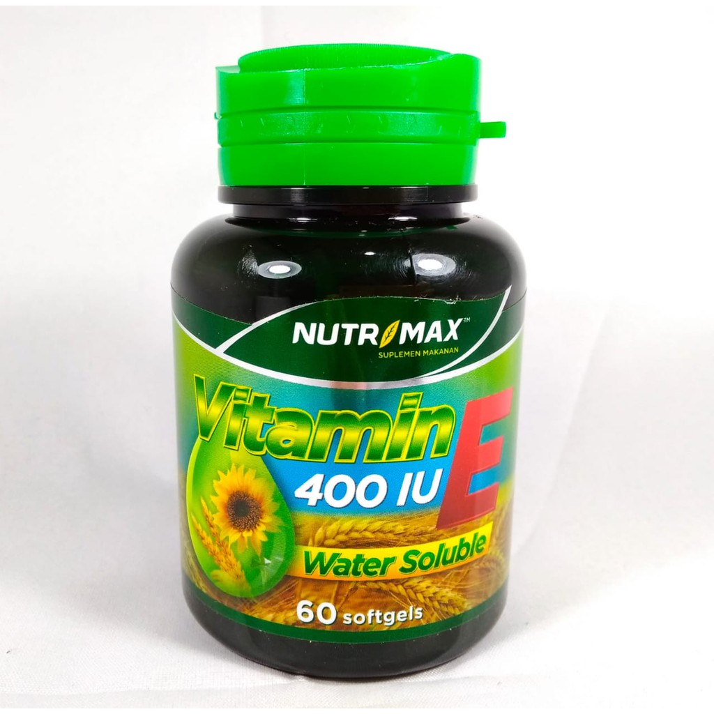 Nutrimax Vitamin E 400 IU Water Soluble - 60 Softgels