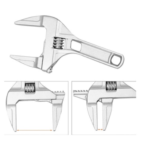 TERBARU  Kunci Pipa Kunci Pas Kunci Serbaguna 6-68MM Universal Sanitary Adjustable Wrench Spanner