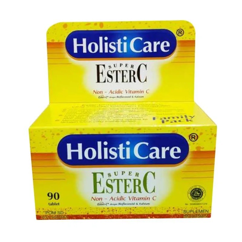 HOLISTICARE Ester C Botol isi 30 | Supreme Ester C Effervescent | Supplement Multivitamin by AILIN