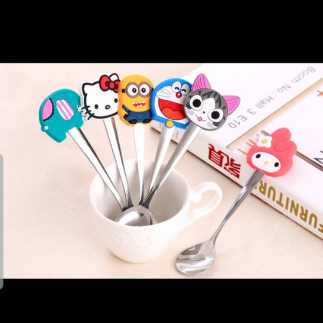 Sendok krakter/ sendok murah/ sendok lucu/ sendok unik/ sendok unik/ sendok motif/sendok panda