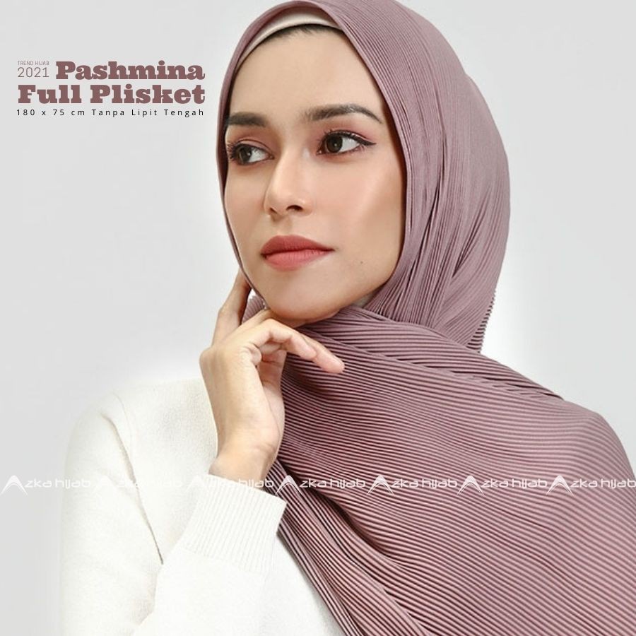 CS-(PROMO ) MURAH GILA PASMINA PLISKET PREMIUM CERUTY TANPA GARIS TENGAH/KERUDUNG PASHMINA/PASHMINA PLISKET/PASHMINA