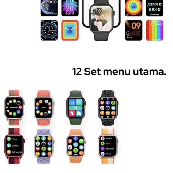 ♞ ✅ GARANSI✅ Smart Watch T500 PLUS / T500+PRO/T55+PRO / IWO 6/IWO W26 PLUS ORIGINAL SERIES 1.75 “Ser