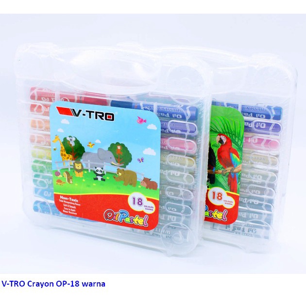

Cuci Gudang V-Tro Crayon Op-18 ( 18 Warna ) Bagus