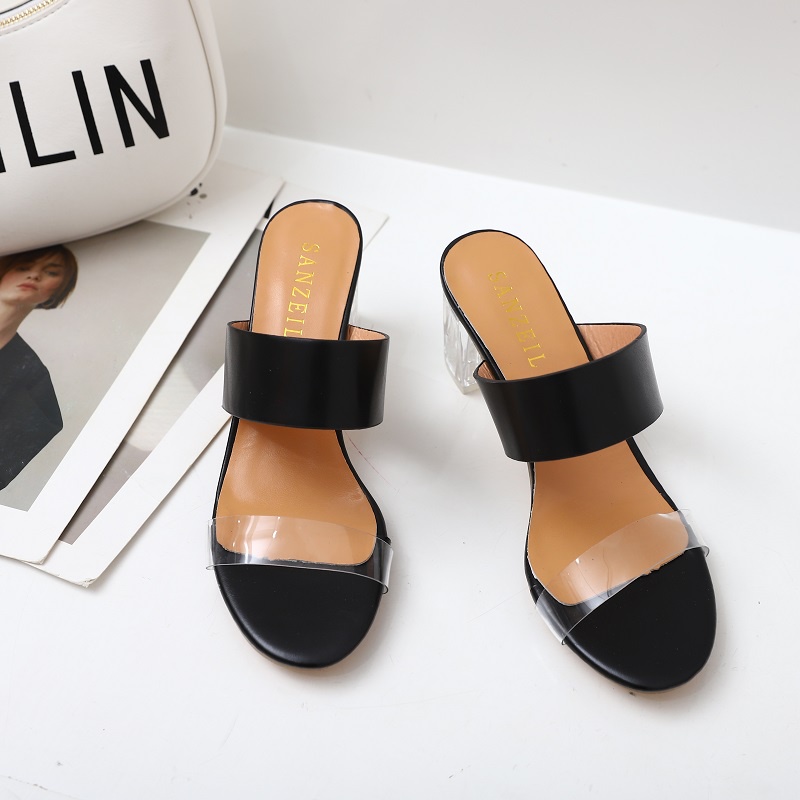 BISA COD Sanzeil Vena Heels Transparant Hak 6cm 0100