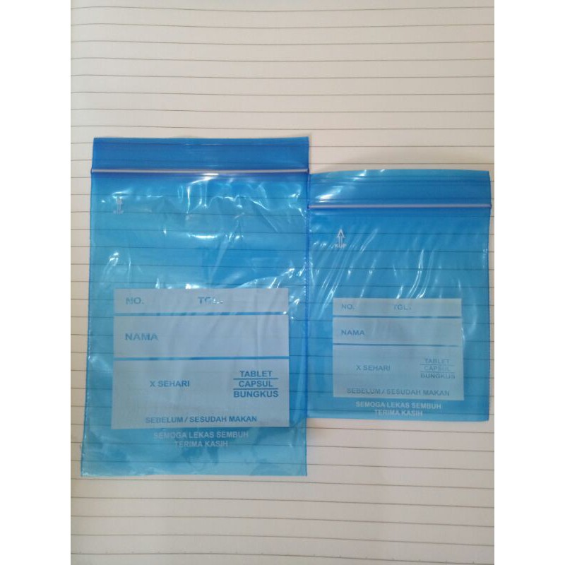 plastik klip obat besar/kecil