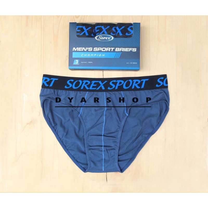 Celana Dalam Pria Sorex Original (satu kotak 3 pcs)