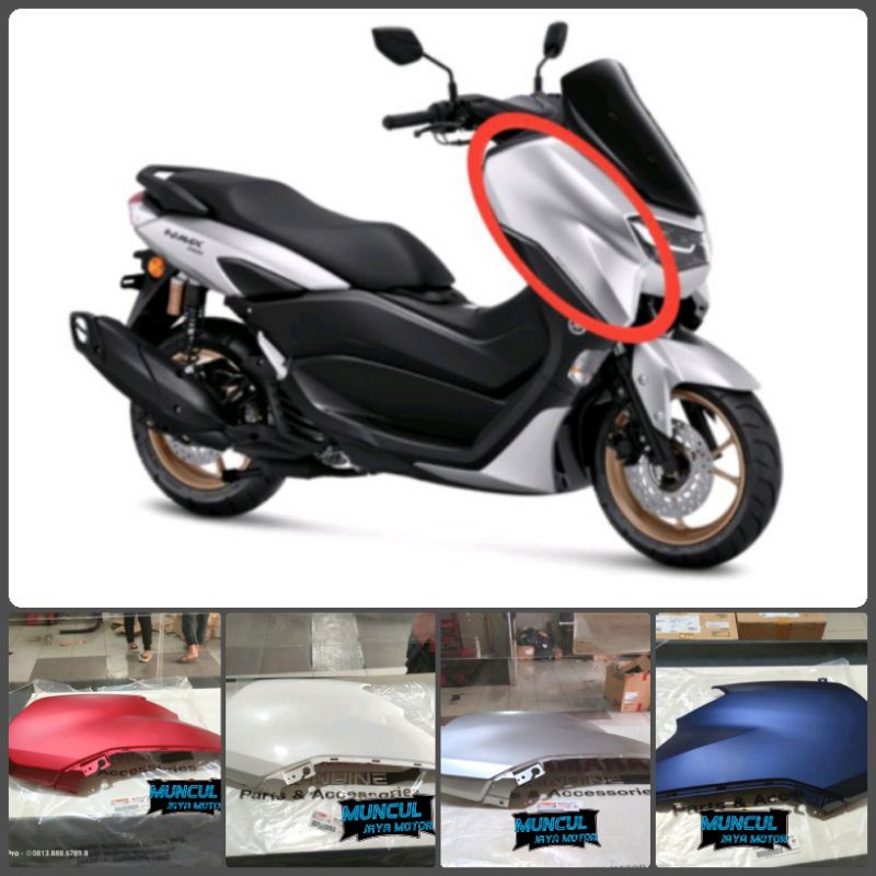 BODY COWLING, SAYAP COVER LAMPU DEPAN ALL NEW NMAX CONNECTED 2020-2021 ORIGINAL YAMAHA YGP