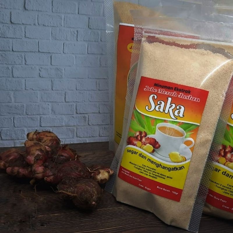 Jual Jahe Merah Instan Saka Original Gula Aren Gula Putih