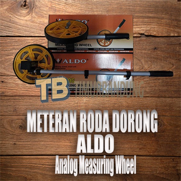

Meteran Roda Dorong ALDO Analog Measuring Wheel