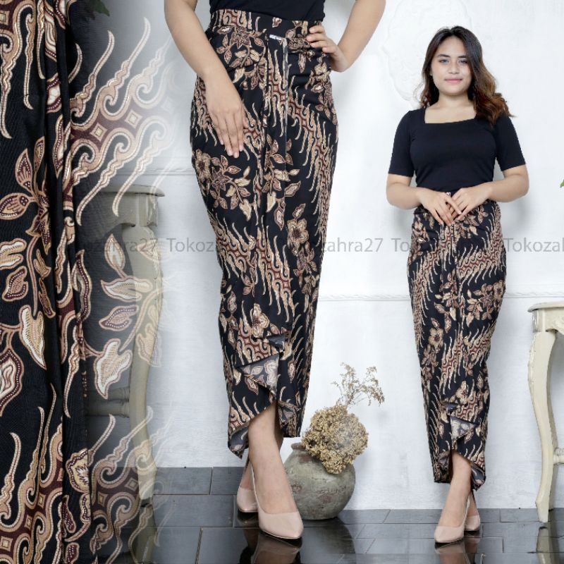 Rok Remple Batik Rok Lilit Instan Bawahan Kebaya Premium Jumbo