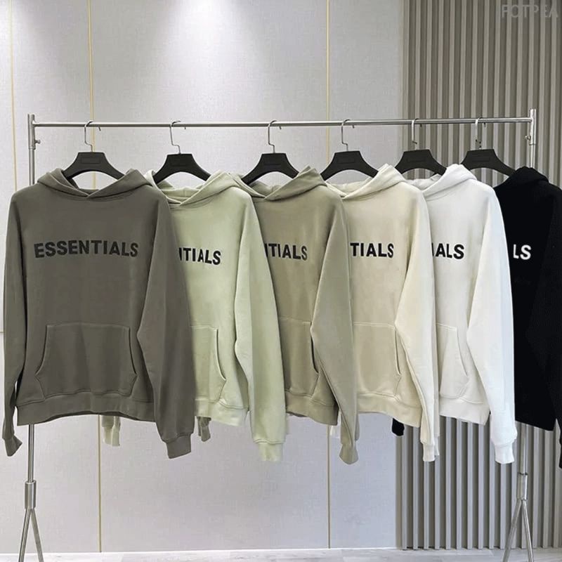 Parisdivarious Sweater Hoodie Jemper Essential Bahan Fleece Size S - XXL (Pria &amp; Wanita)