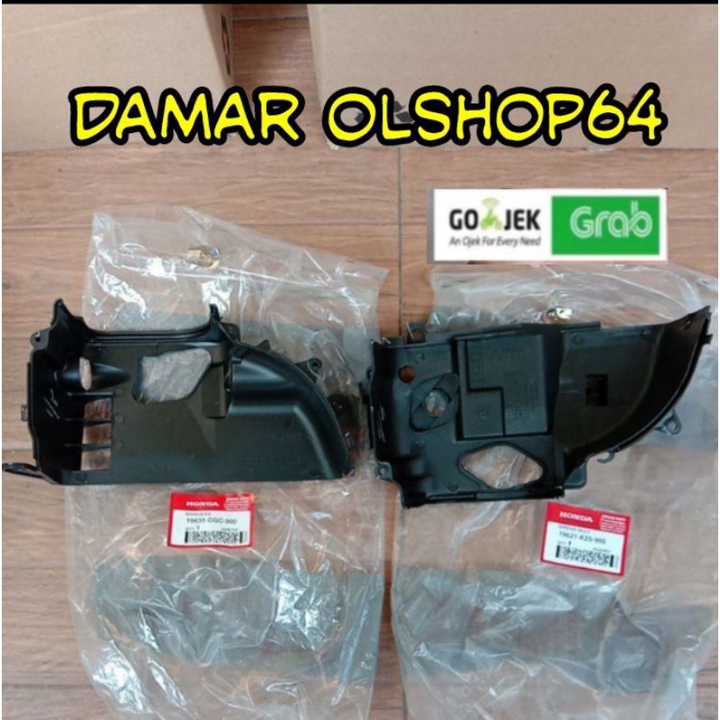 Cover Tutup Mesin Atas bawah Beat Vario 110 Scoopy Fi 2012 - 2014 Stater Berisik ORIGINAL AHM