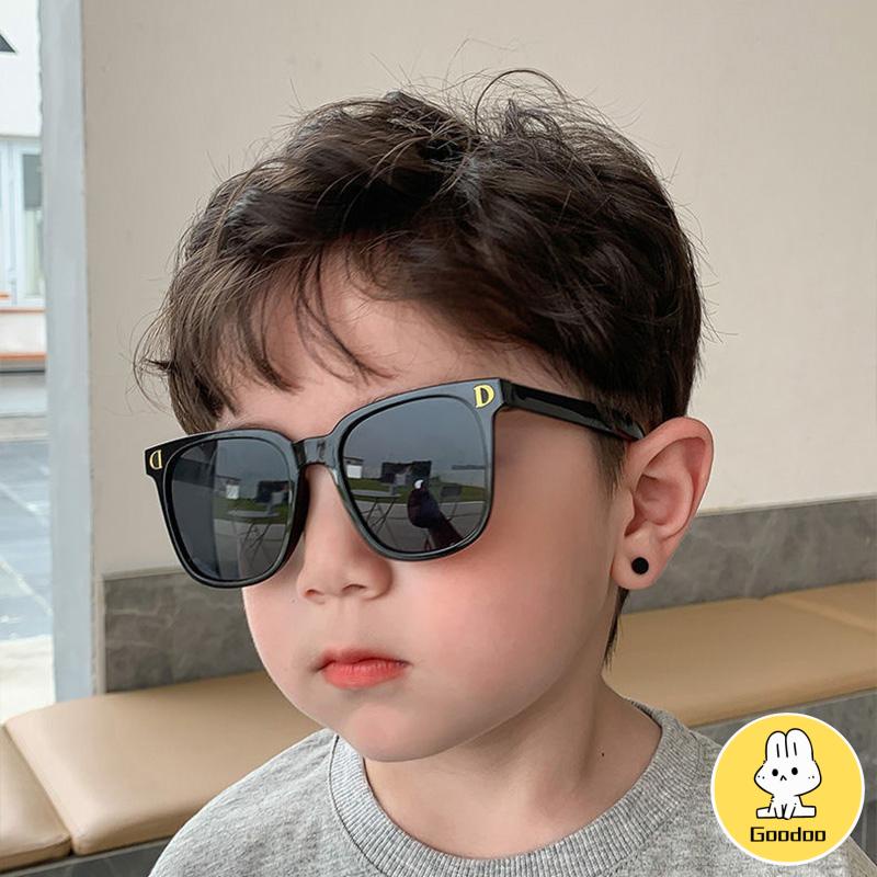 Kacamata Fashion Anak Laki-laki Perempuan Universal Anti-UV Street Shooting Sunshade Sunglasses -Doo