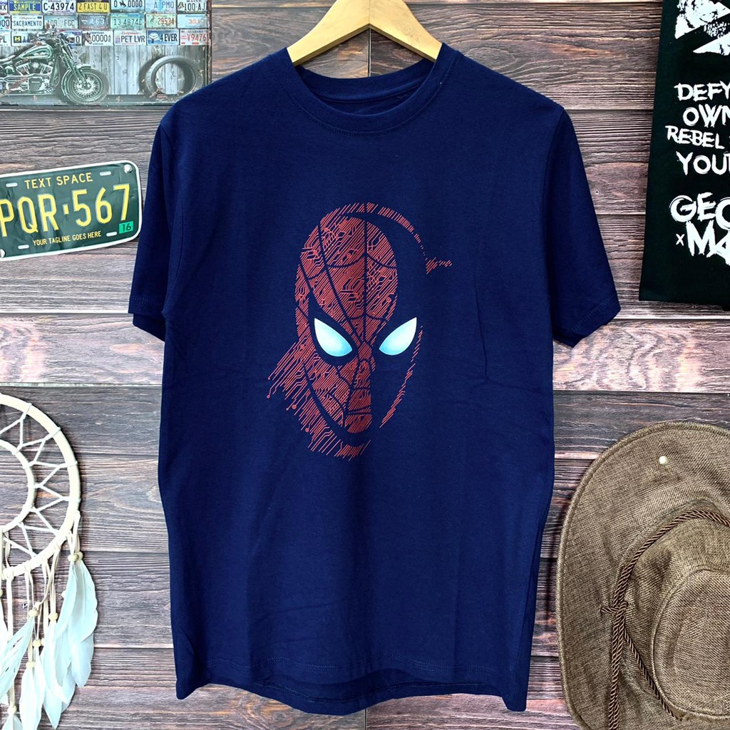 kaos anime superheo spiderman kaos spiderman kaos superheo kaos pria