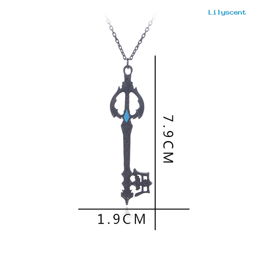 Kalung Dengan Liontin Anime Kingdom Hearts Oblivion Keyblade Untuk Pria Dan Wanita