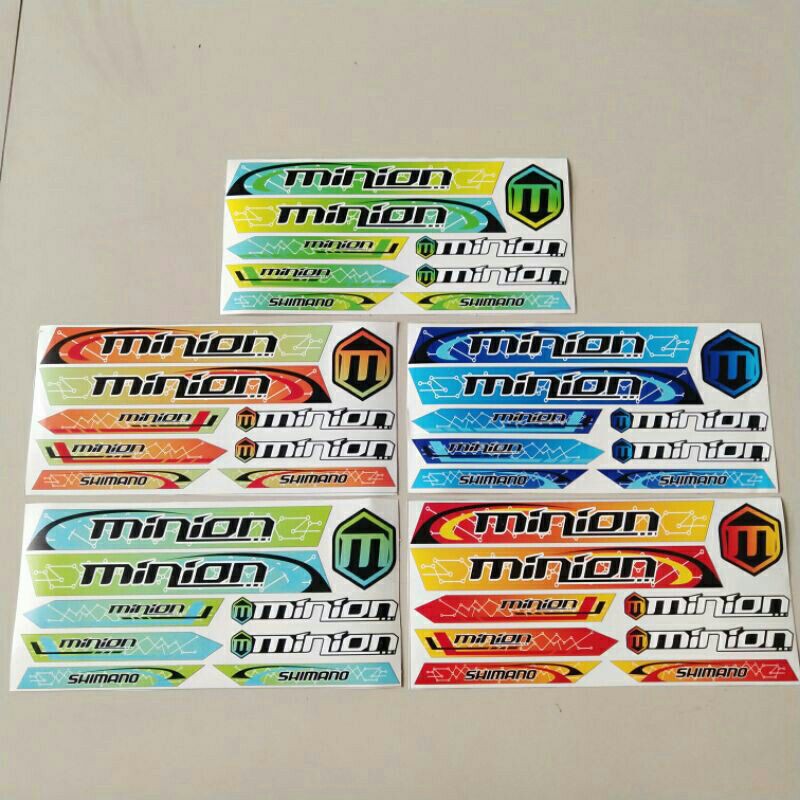 FRAME STICKER/STICKER SEPEDA MINION