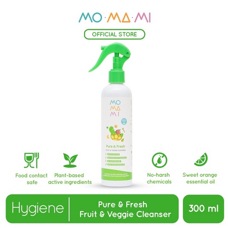 PERA666 MOMAMI SABUN CUCI BOTOL &amp; BUAH FRUIT AND VEGGIE CLEANSER 300ML