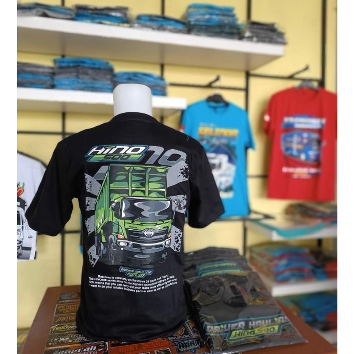 kaos truk, kaos trek driver Hauling Hino lohan 500