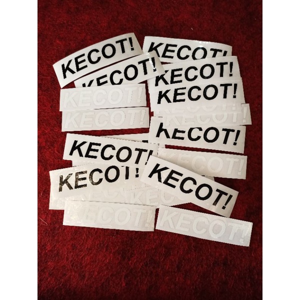 STICKER CUTTING KECOT