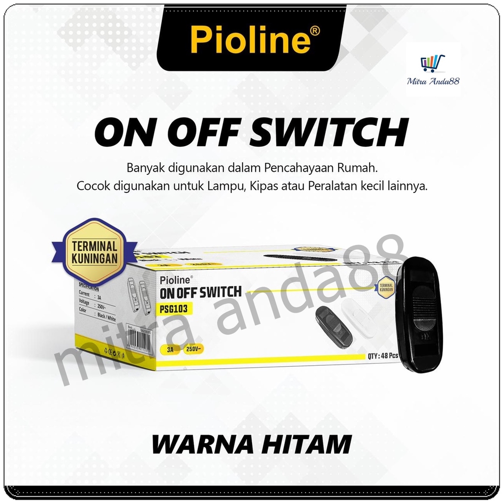 Mitraanda88 Saklar gantung listrik geser on off